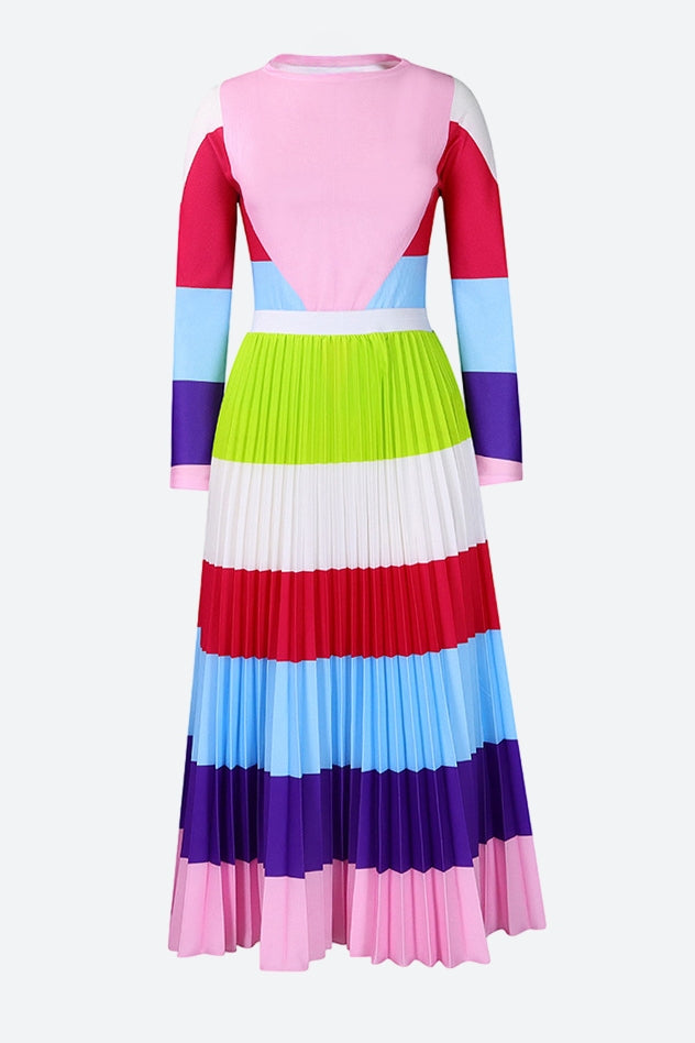 Pleated Skirt Set