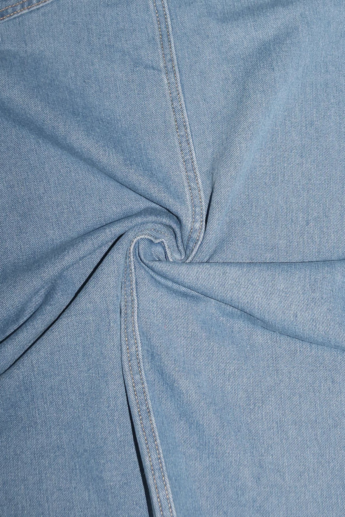 Slit Denim Skirt
