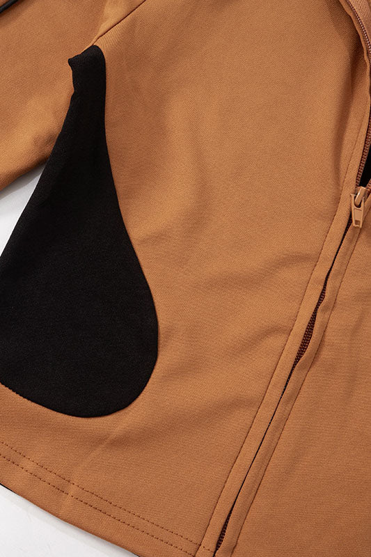 Zip-up Long Sleeve Drawstring Low Rise Pant set