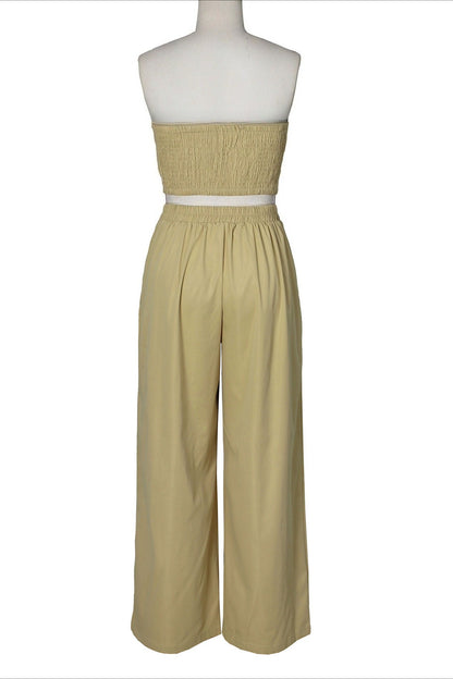 Asymmetrical Bandeau Pant Set