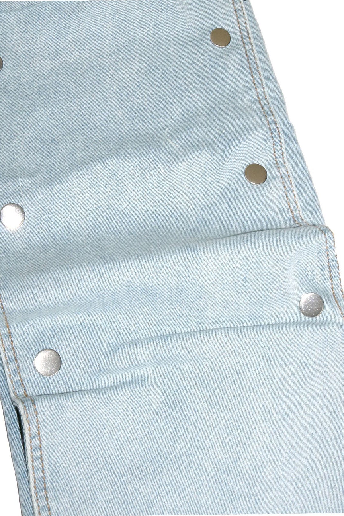 Street Style Utility Pocket Straight Jeans