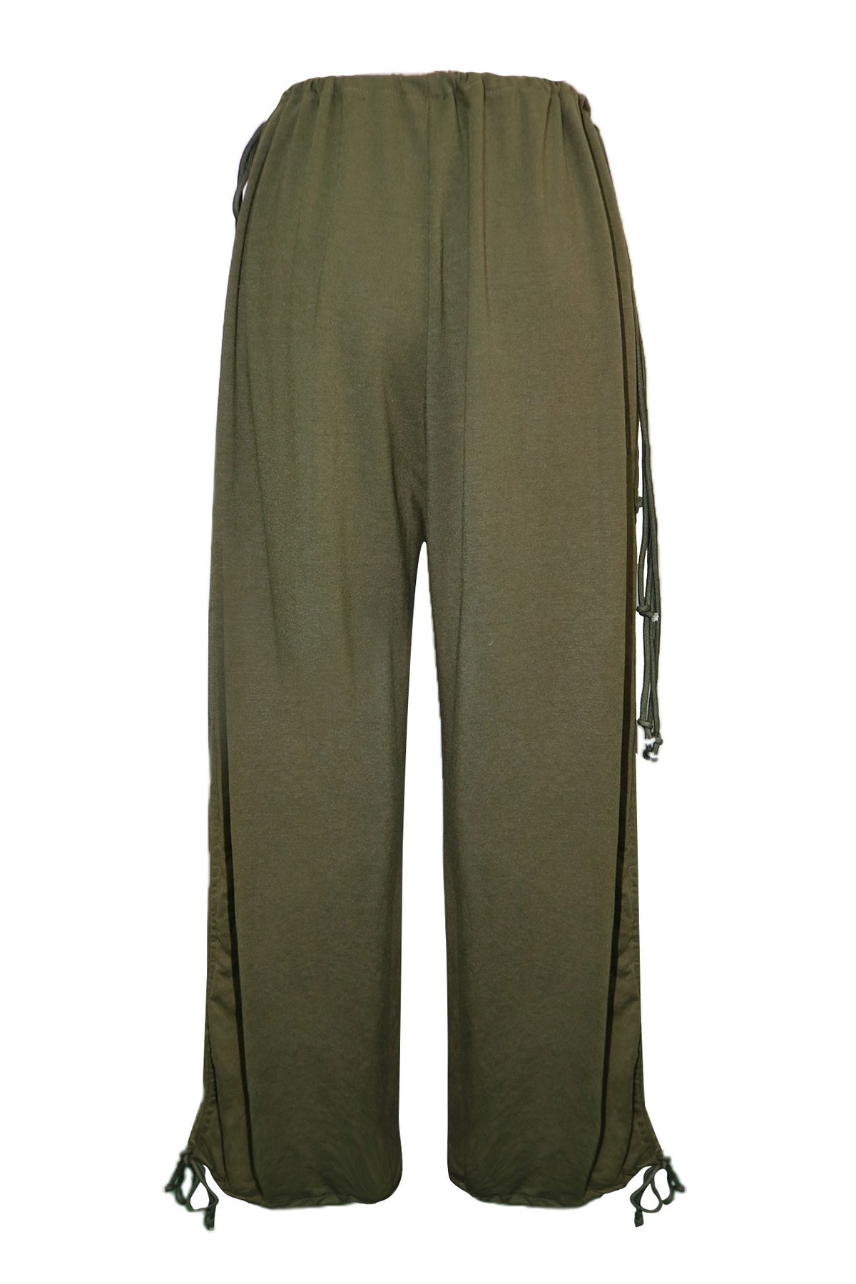 Adjustable Drawstring Baggy Parachute Pants