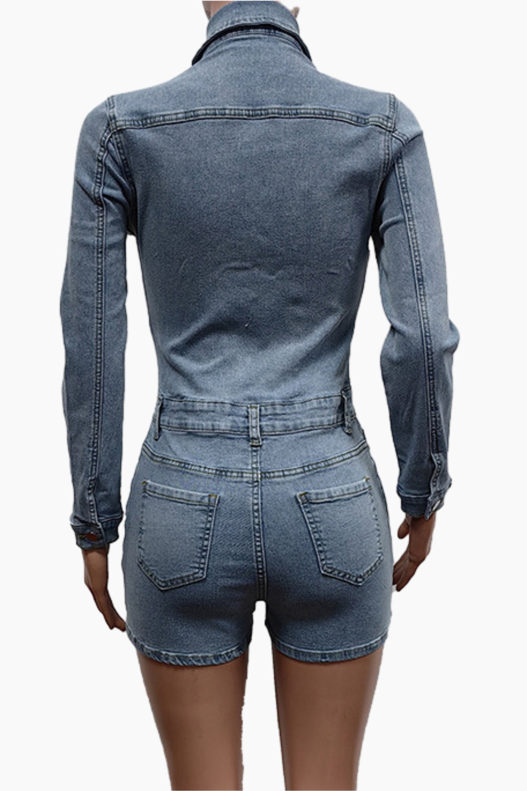 Denim Romper