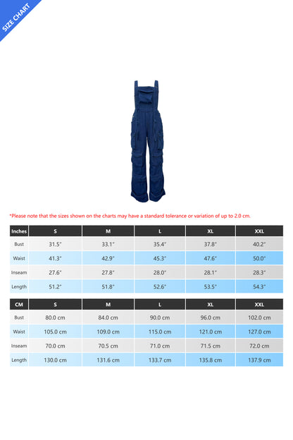 Streetwear Denim Jumpsuit