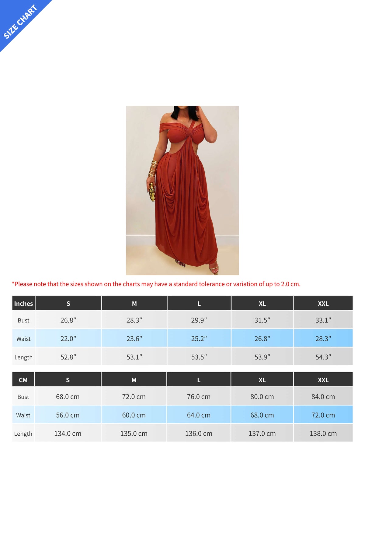 Off-Shoulder Cutout Maxi Dress