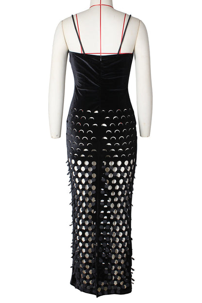 Circular Cutouts Bodycon Dresses