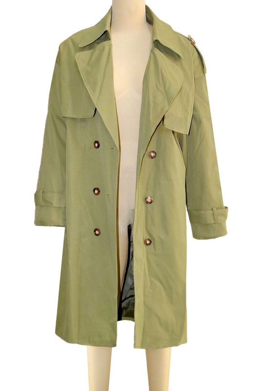 Long Loose Lapel Coat