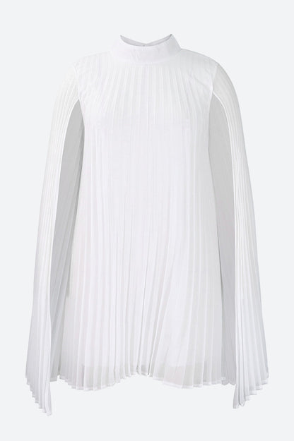 Pleats All Day Batwing Dress