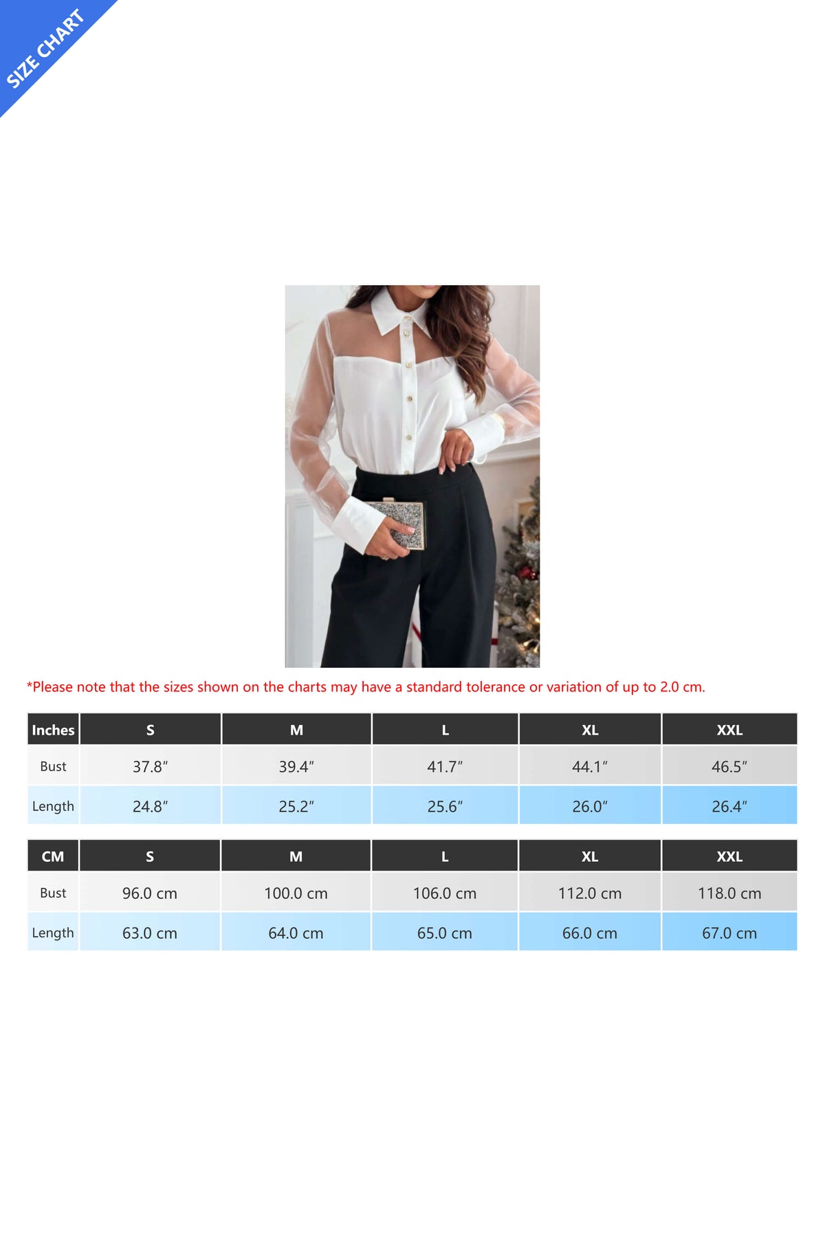 Mesh Stitching Lapel Long Sleeve Elegant Shirt