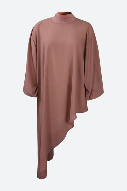 Asymmetrical Hem Shirt Dress