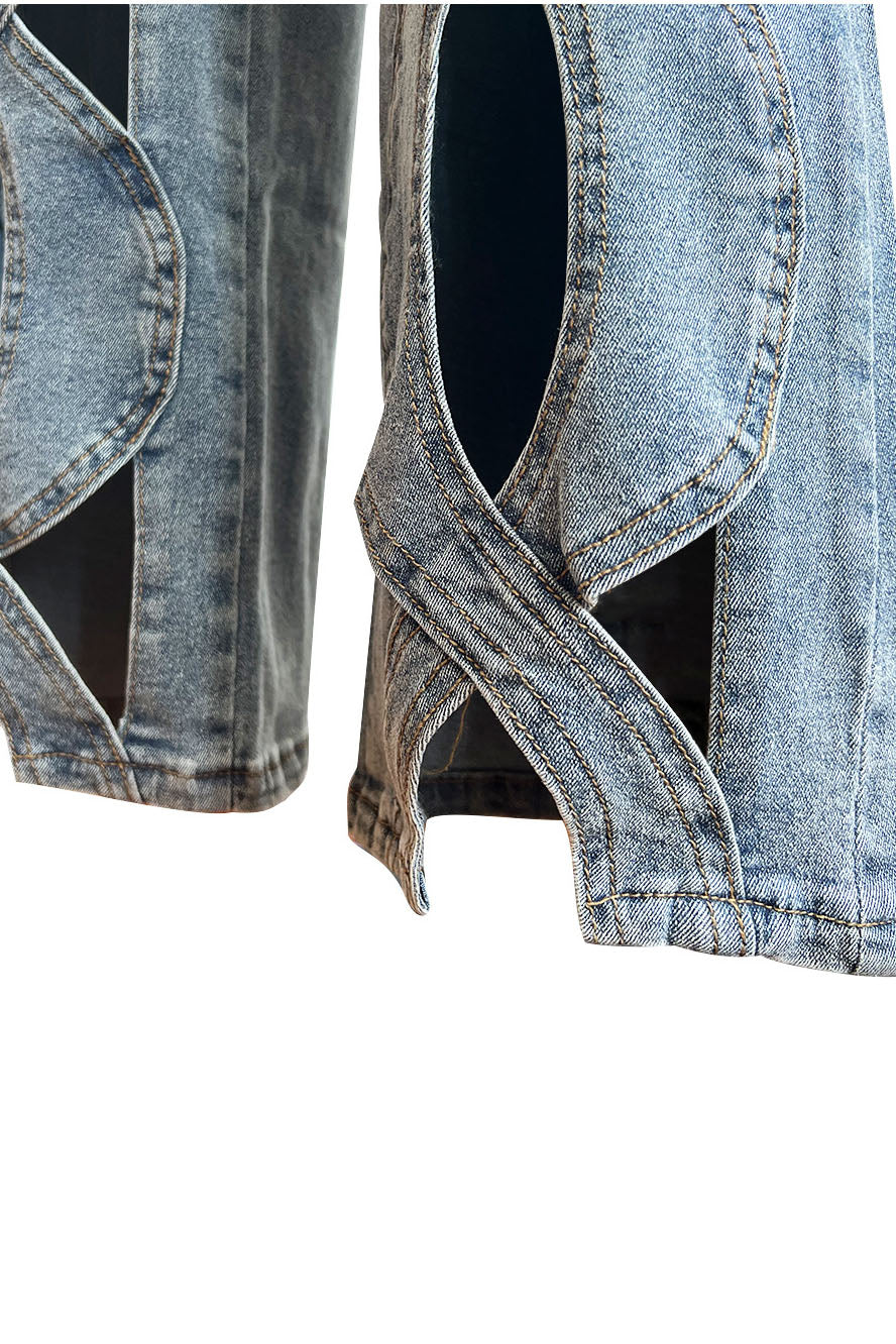 Trendy Wide Leg Jeans