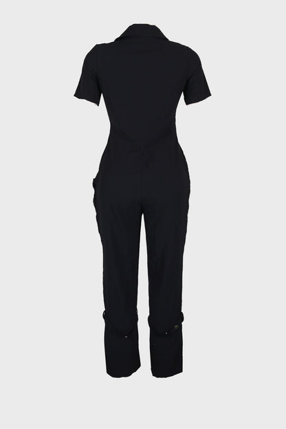 Zipper Cargo Jumpsuit