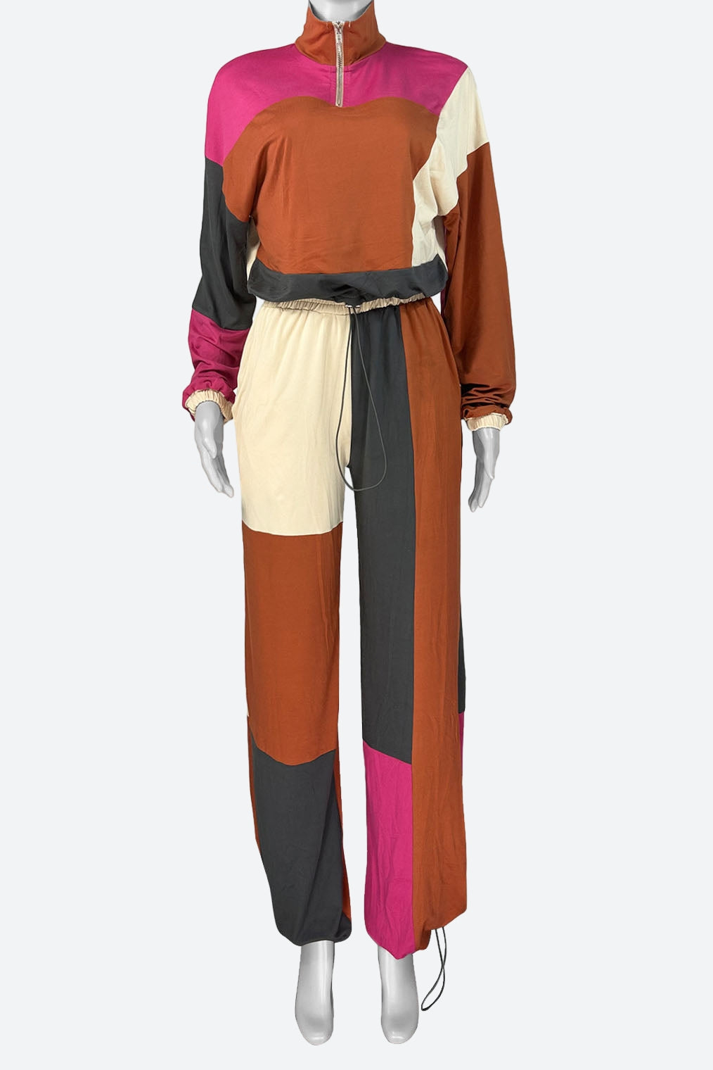 Color-Block Waist-Cinching Sets
