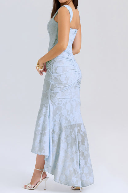 Boned Corset Mermaid Bodycon Maxi Dress