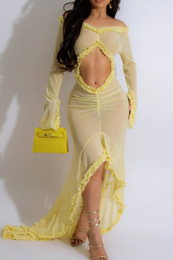 Maxi Ruffle Dress