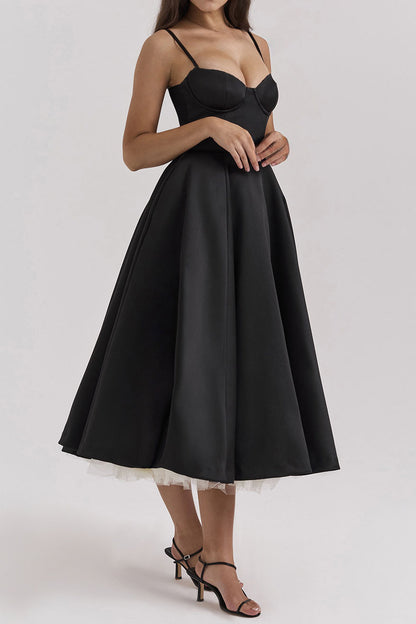 Luxury Spaghetti Strap Princess Dress
