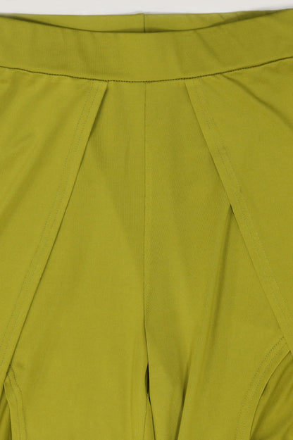 Strapless Top Slit Wide Leg Pant Sets