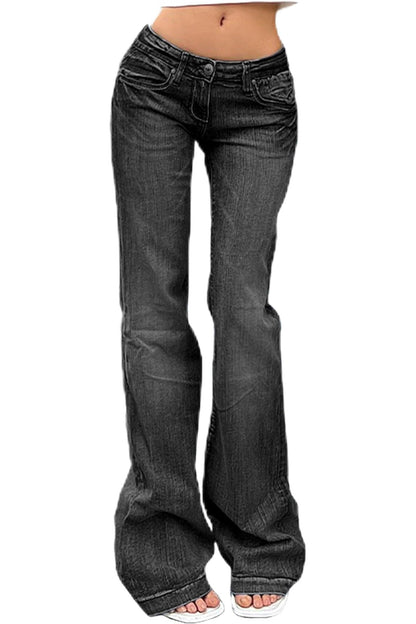 Vintage Denim Flare Leg Jeans