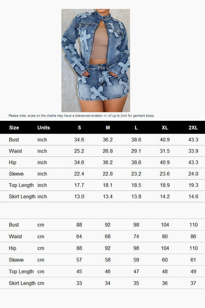 Denim 2 Piece Set