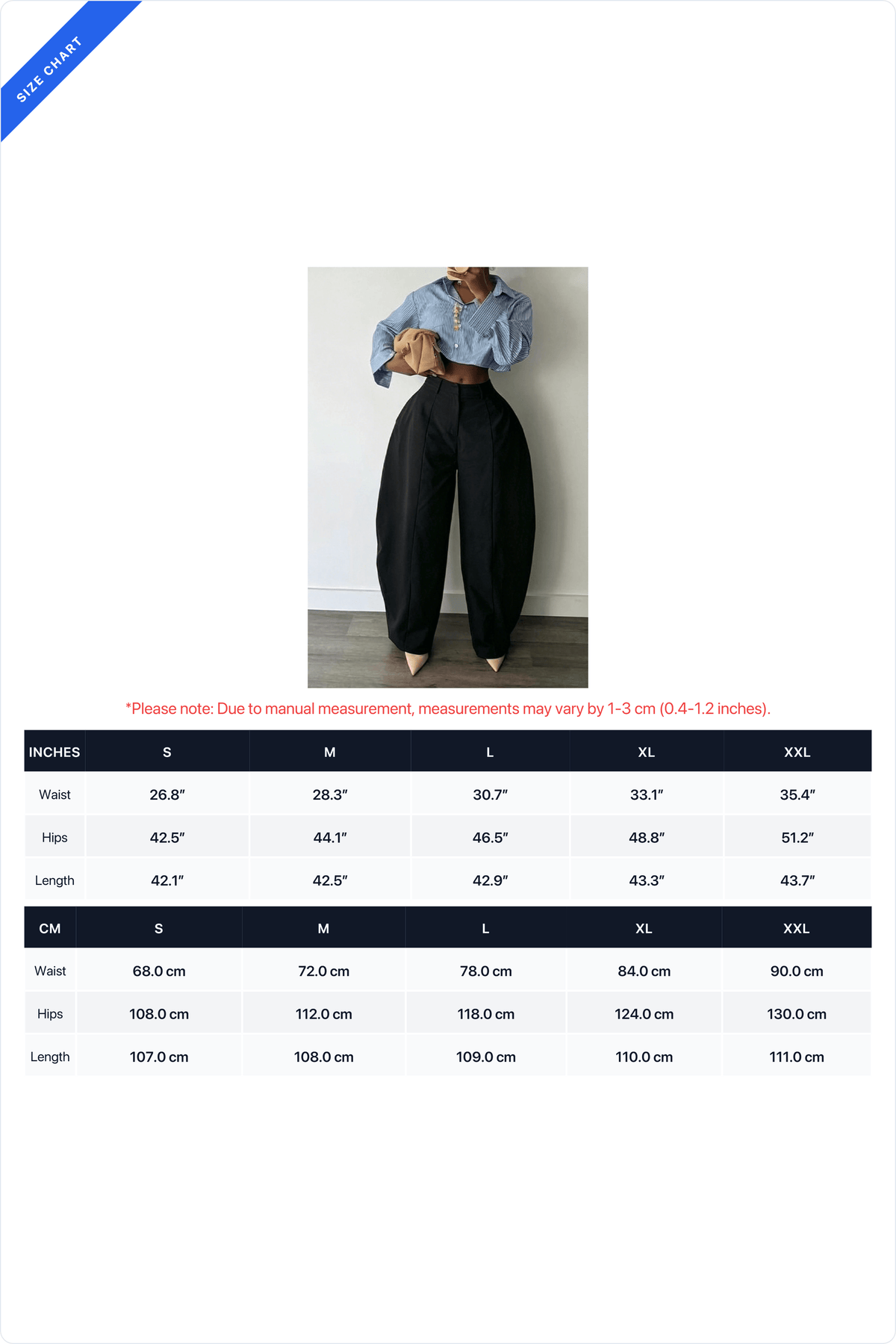 High Waist Sculpted Barrel Leg Pants