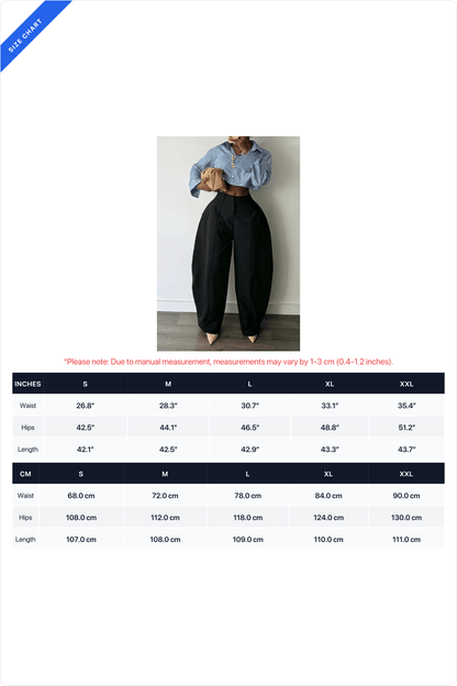 High Waist Sculpted Barrel Leg Pants
