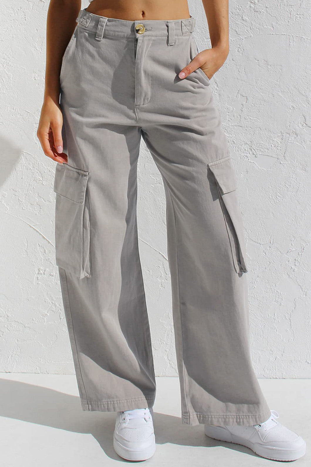 Multi Pocket Cargo Style Women’s Denim Pants