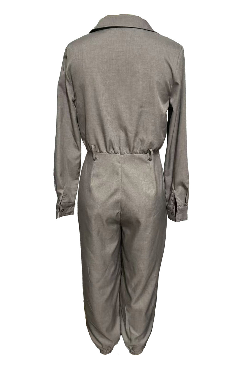 Casual Long Sleeve Jumpsuit