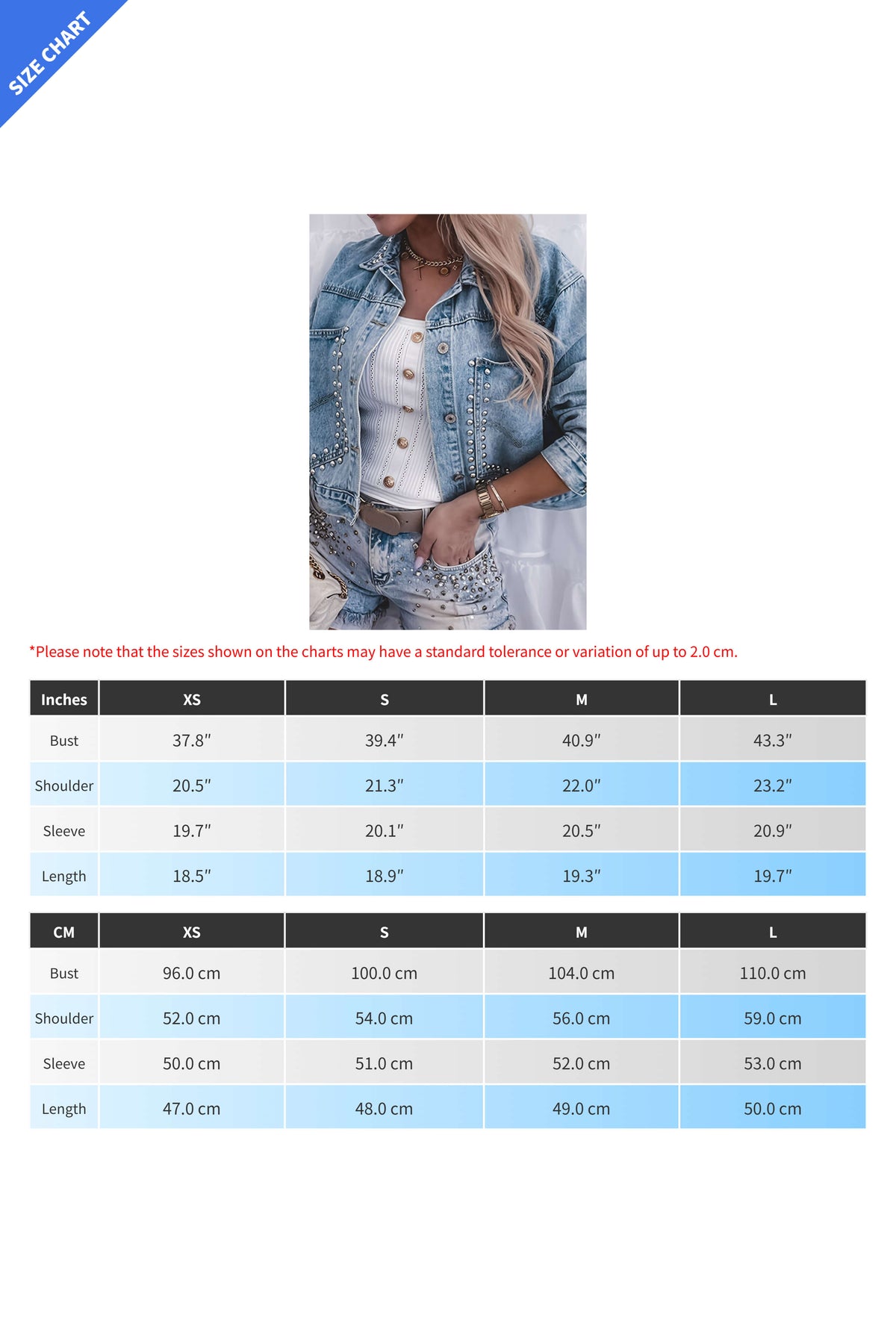 Rivet Studded Denim Jacket