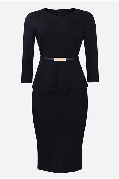 3/4 Sleeve Bodycon Work Dress