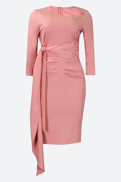 Tie Side Bodycon Dress