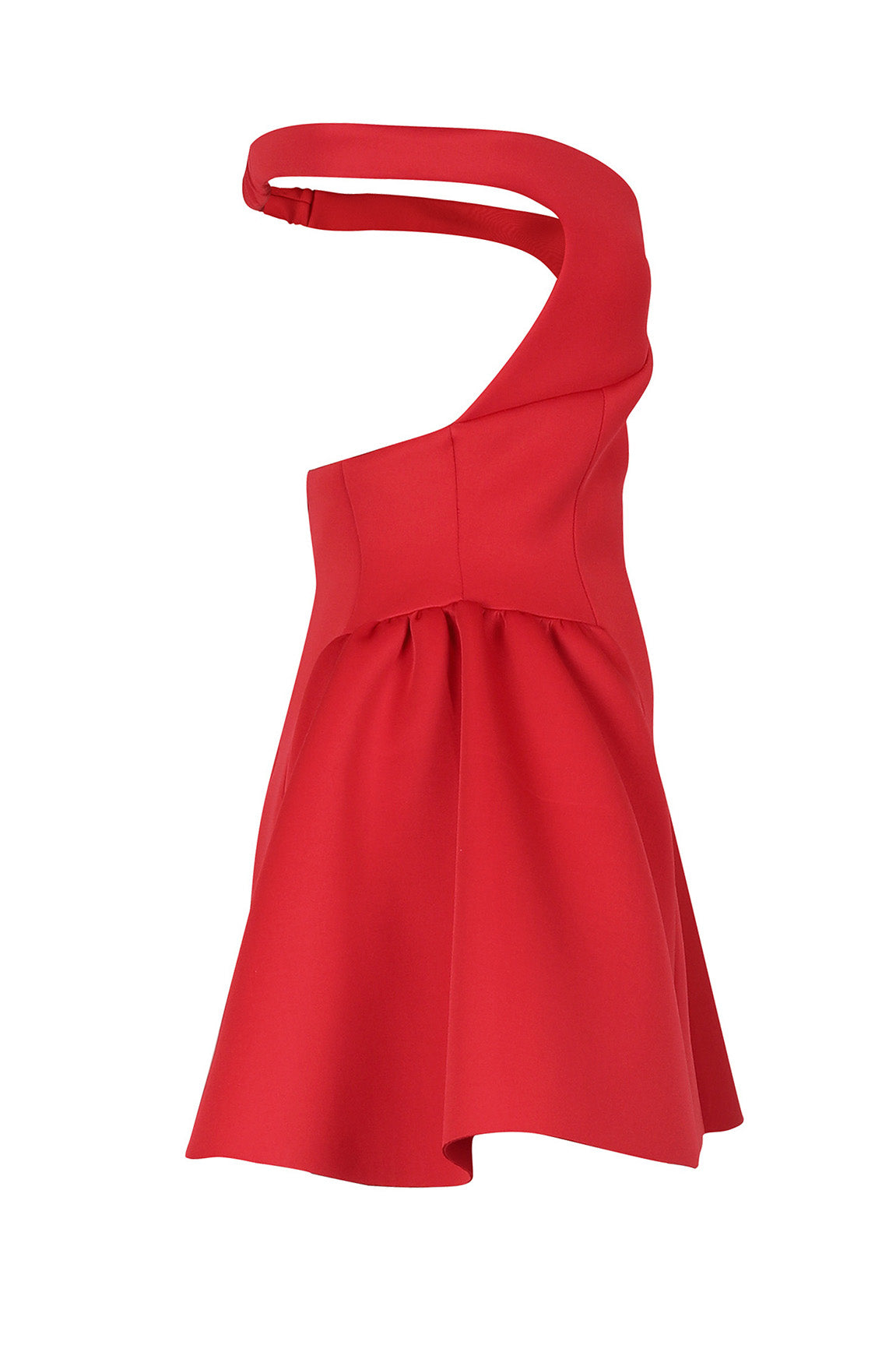 Off Shoulder V Neck Mini Dress