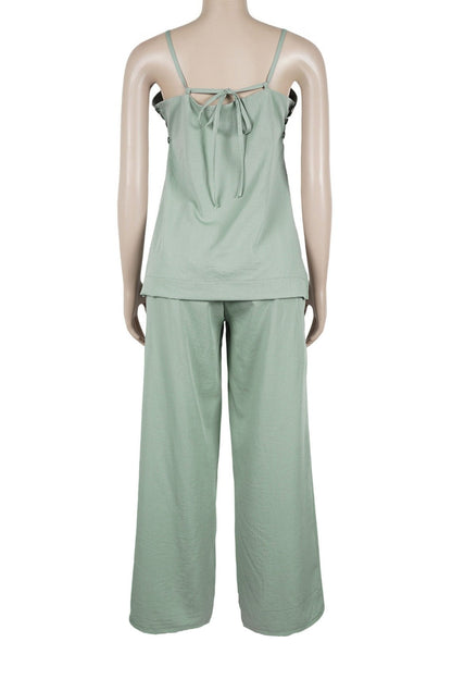2-Piece Cami Tunic & Wide Leg Pant Set