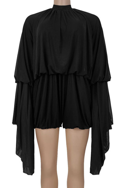 Dream Ruffle Draped Romper