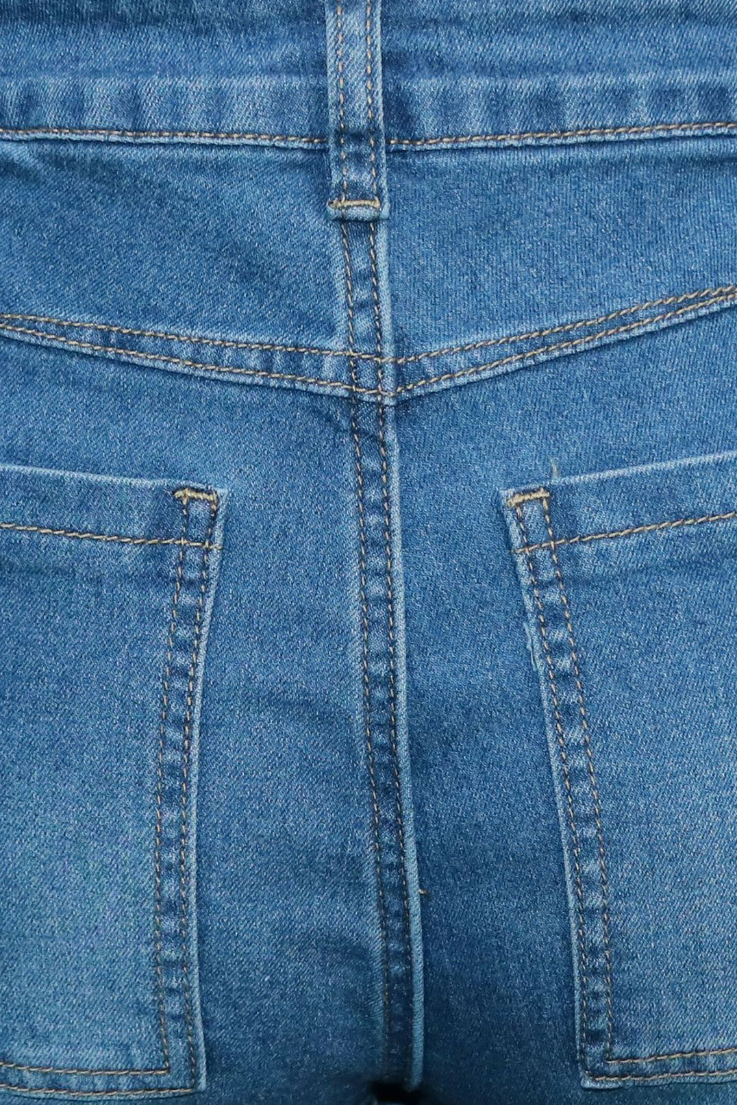 Skirt Overlay Wide Leg Baggy Jeans