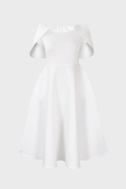 Fit-And-Flare Midi Dress