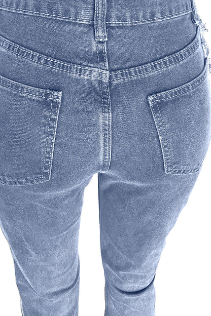 All Laced Up Mid-Rise Bootcut Jeans