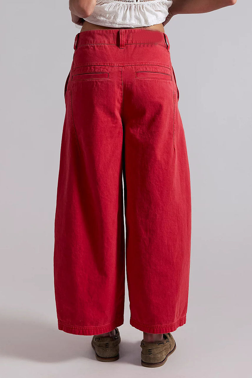 Cropped Wide-Leg Jeans