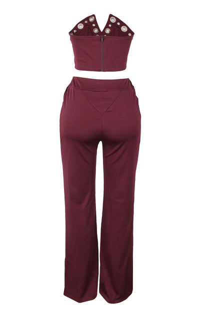 Hollow Out Patchwork 2 Piece Sets