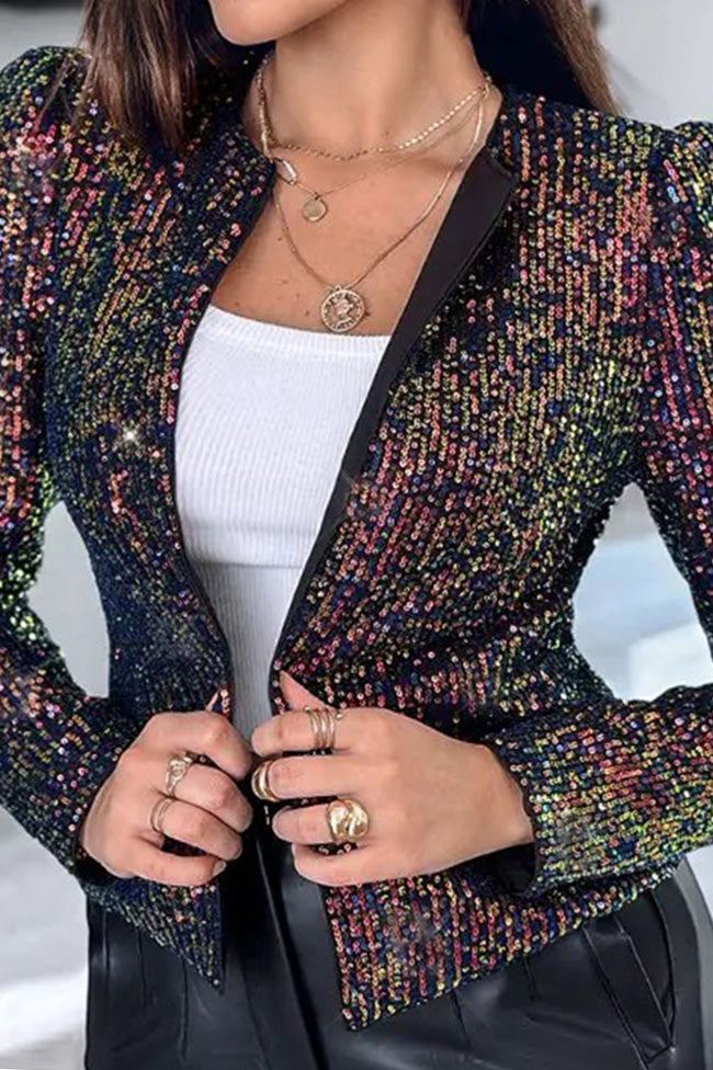 Multi Color Sequin Jacket