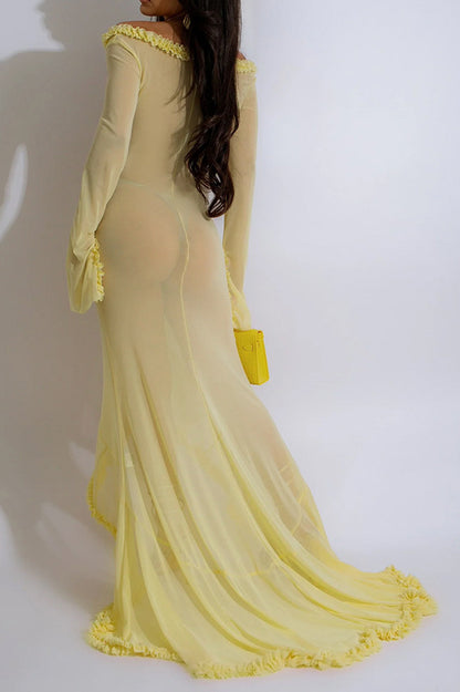 Maxi Ruffle Dress