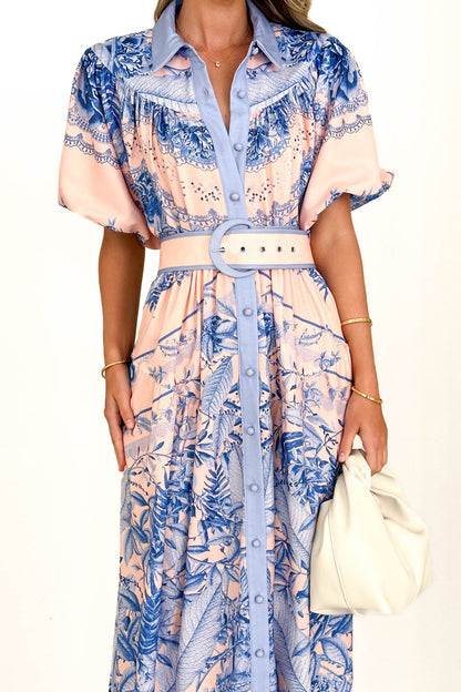 Tiered Ruffle Maxi Dress