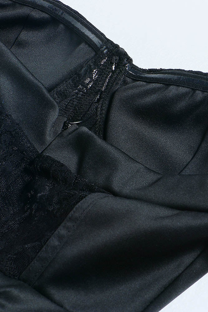 See Through Corset Maxi Dress