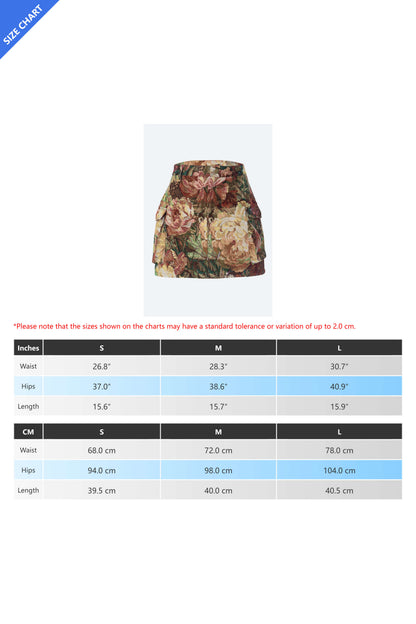 Jacquard Cargo Skirt