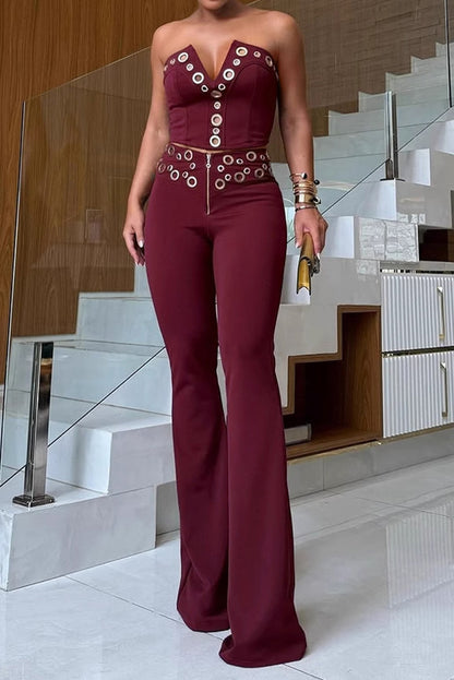 Hollow Out Patchwork 2 Piece Sets