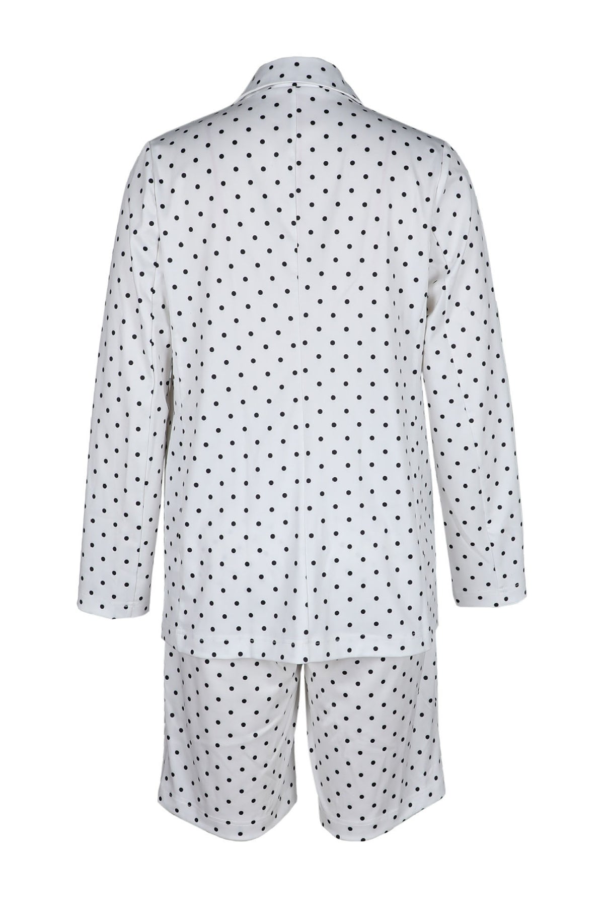 Polka Dot Blazer & Shorts Set