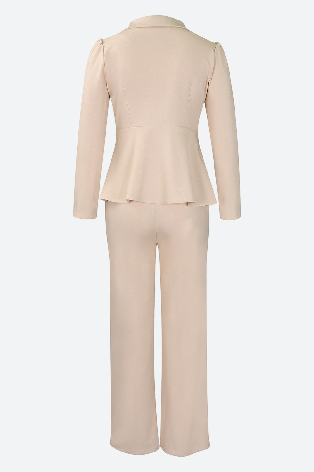 Lapel Blazer & Pants Set