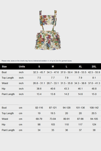Vintage Tube Top & Overall Set