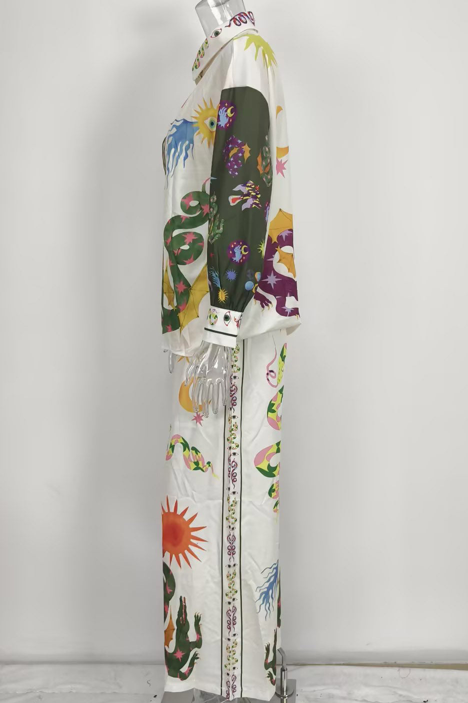 Printed Shirt and Pant Set