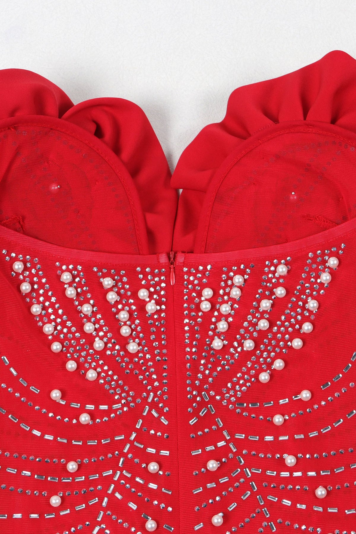 Rhinestone Bodycon Mini Dresses