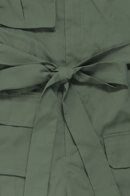 Strapless Utility Jumpsuit with Pockets